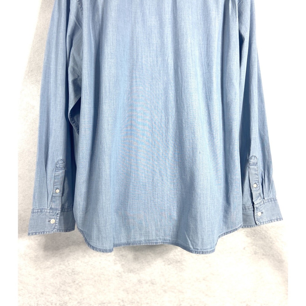 Levi's Men's Classic Shirt Men's XXL Blue The Sunset One Pocket Button Up New - Picture 6 of 13